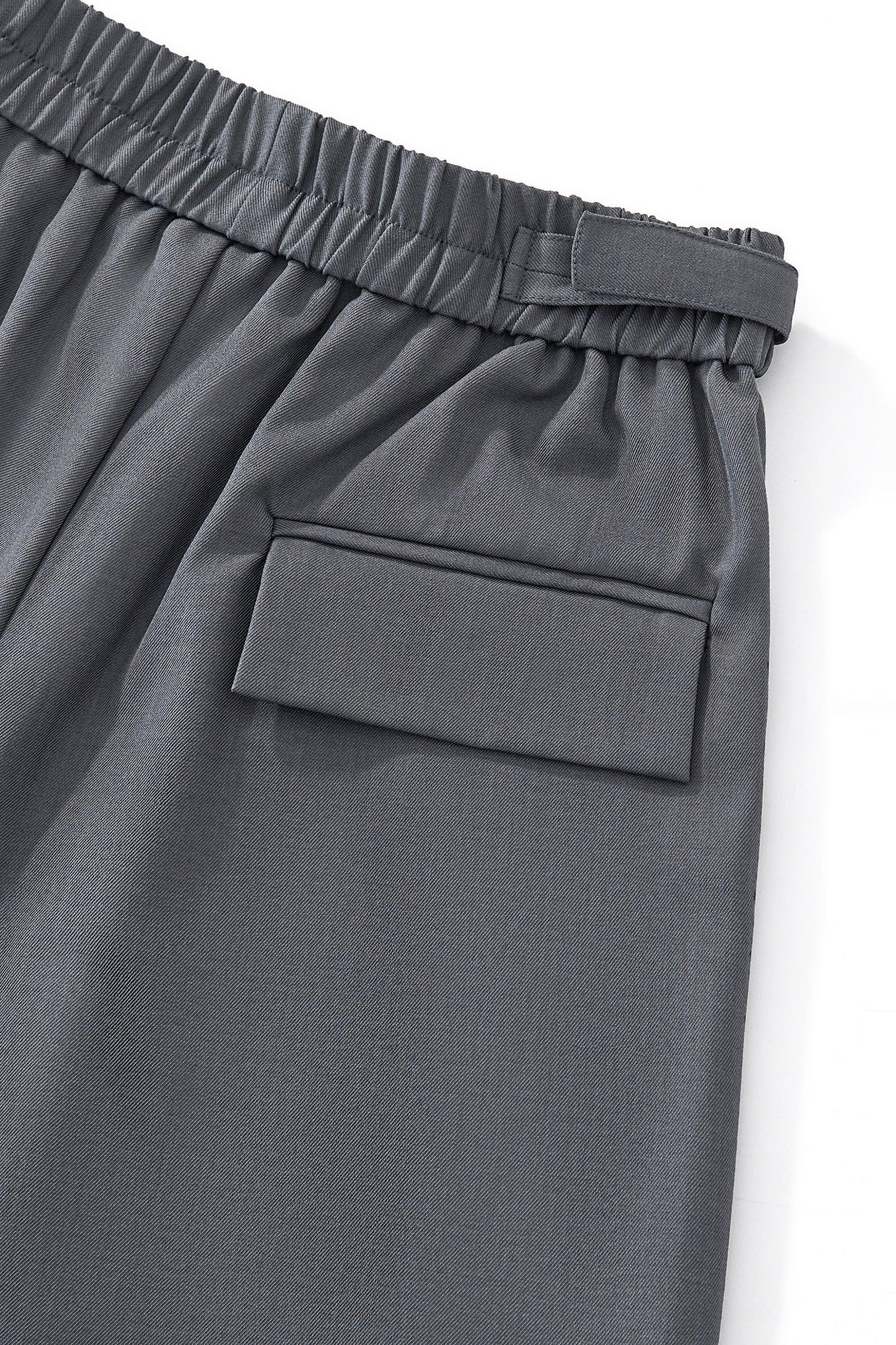 Wellington Side-Tab Trousers GREY