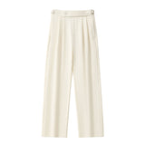 Wellington Side-Tab Trousers IVORY