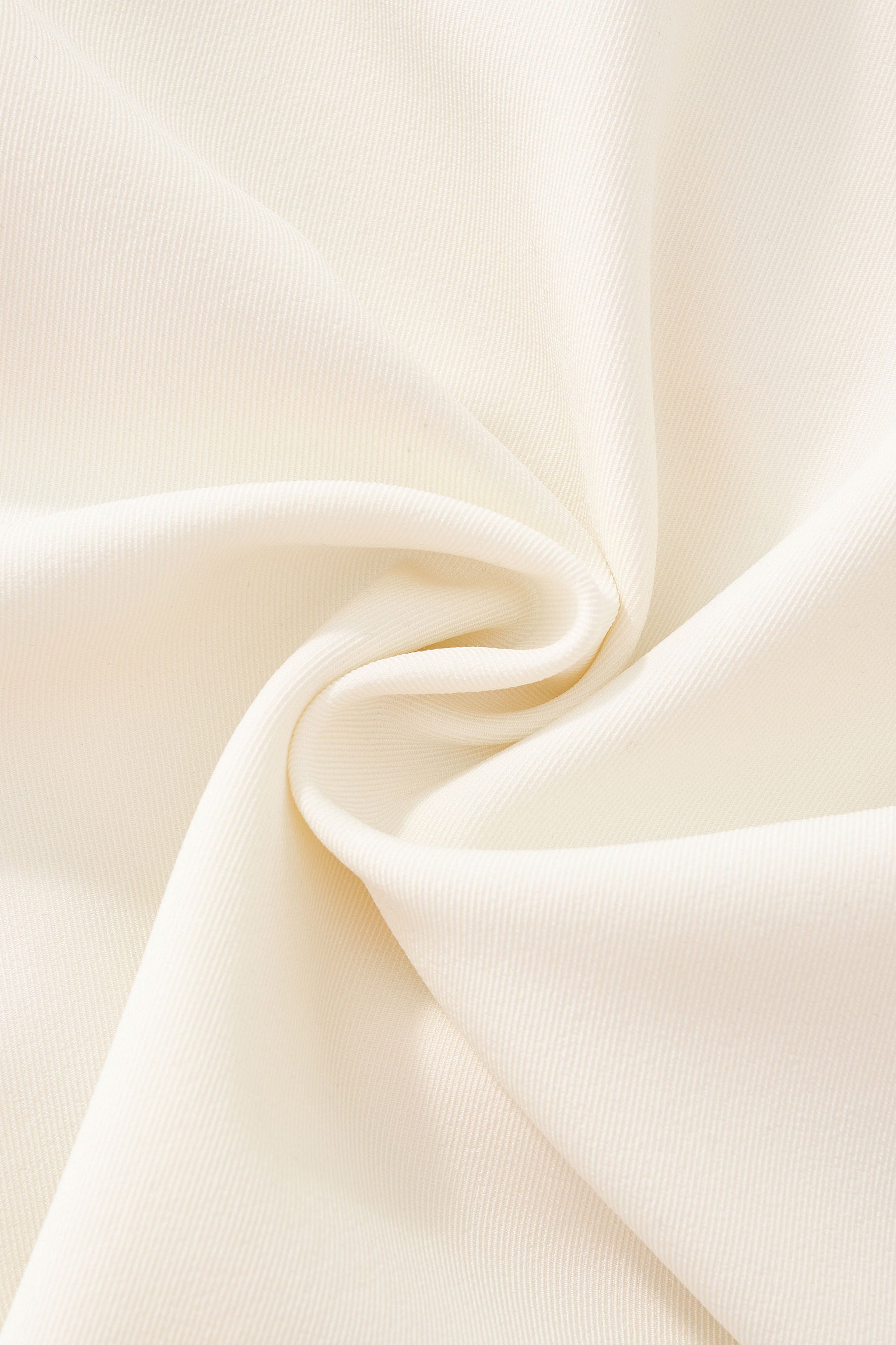 Wellington Side-Tab Trousers IVORY