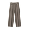 Kingsley Side-Tab Trousers BROWN