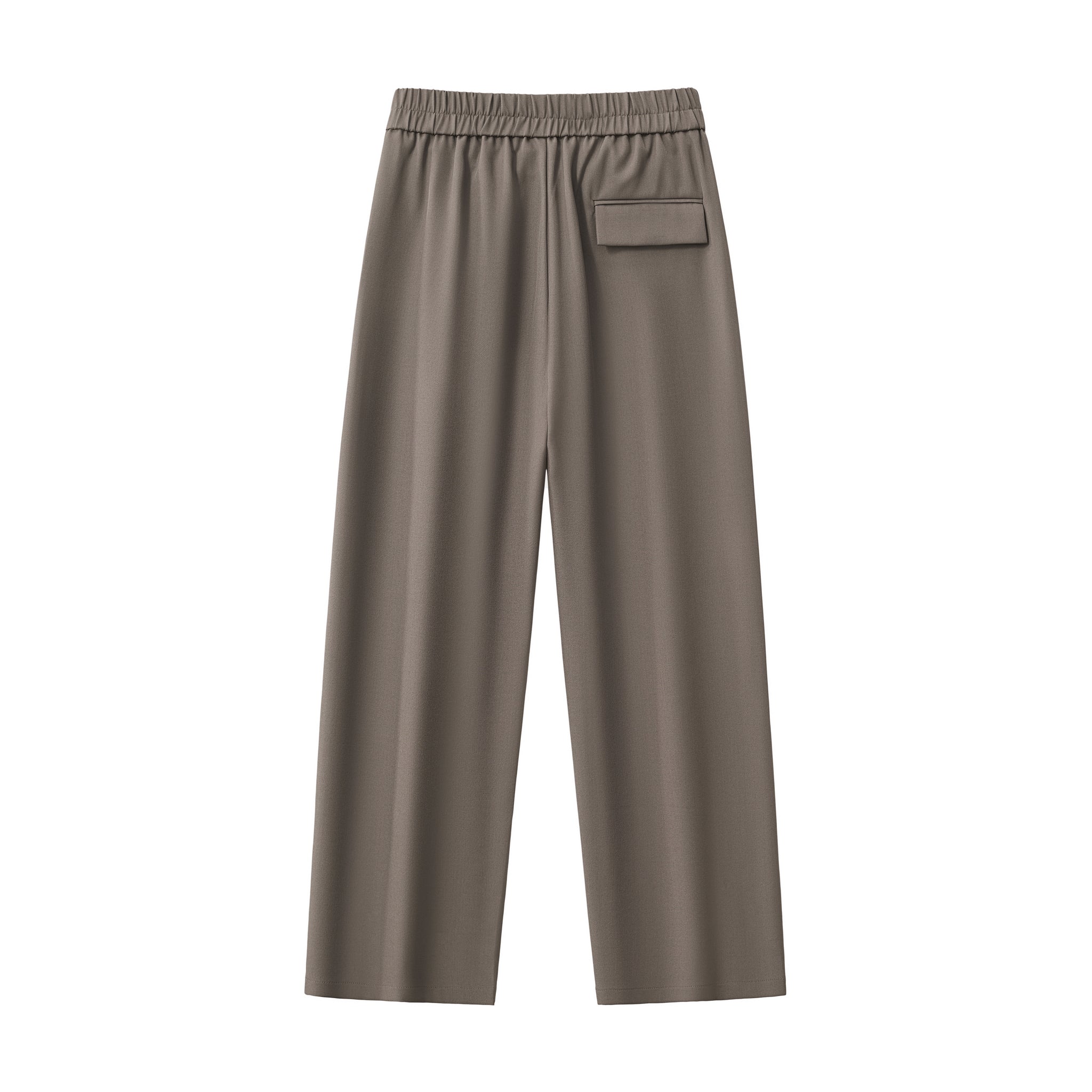 Kingsley Side-Tab Trousers BROWN