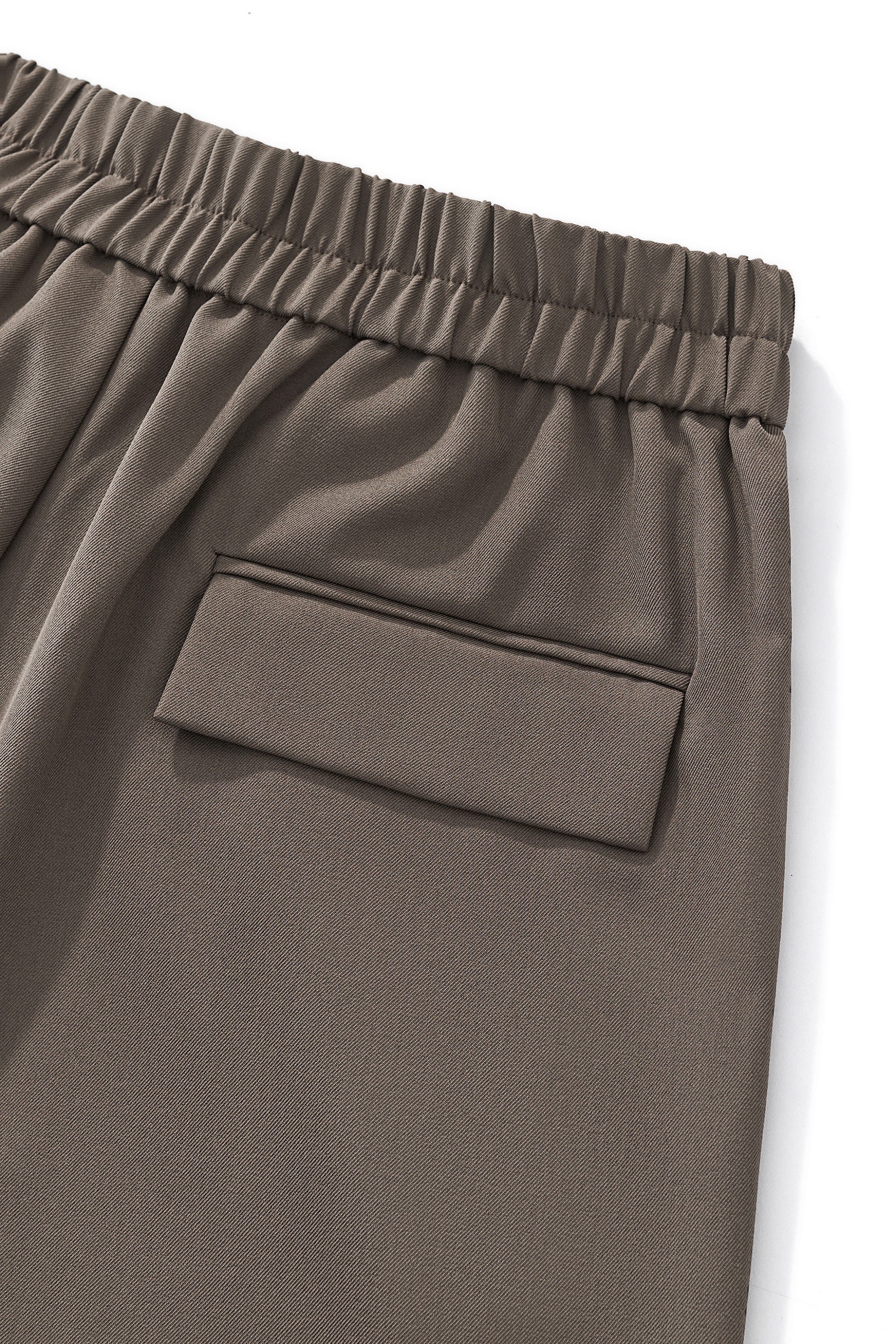 Kingsley Side-Tab Trousers BROWN