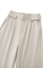 Kingsley Side-Tab Trousers TAUPE