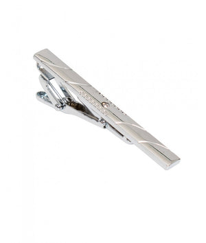 Silver-Plated Lustre: Our Men's Tie Clip 6cm Tie Bar | TC91