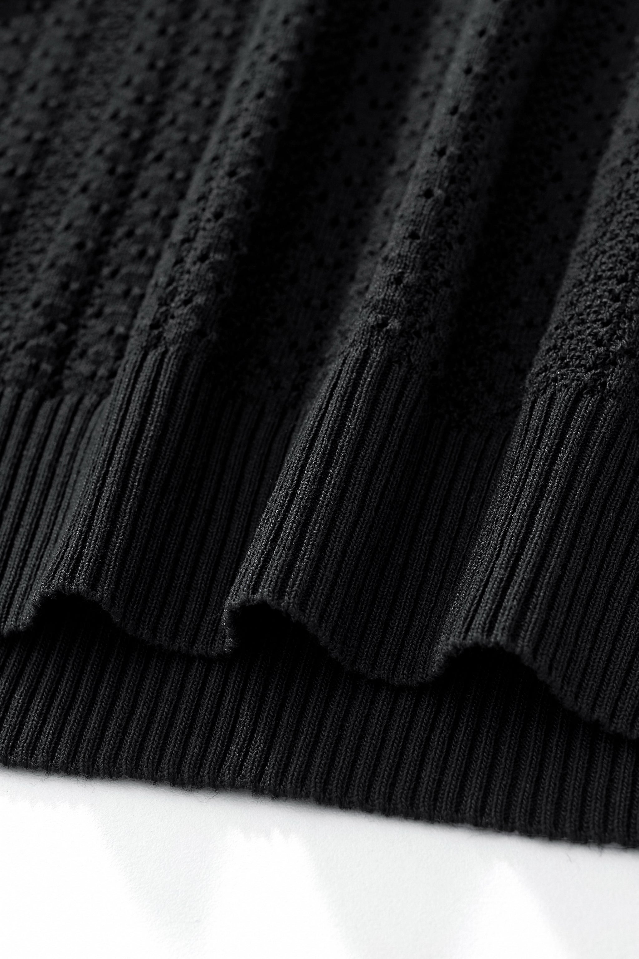 AirWeave Knit Shirt BLACK