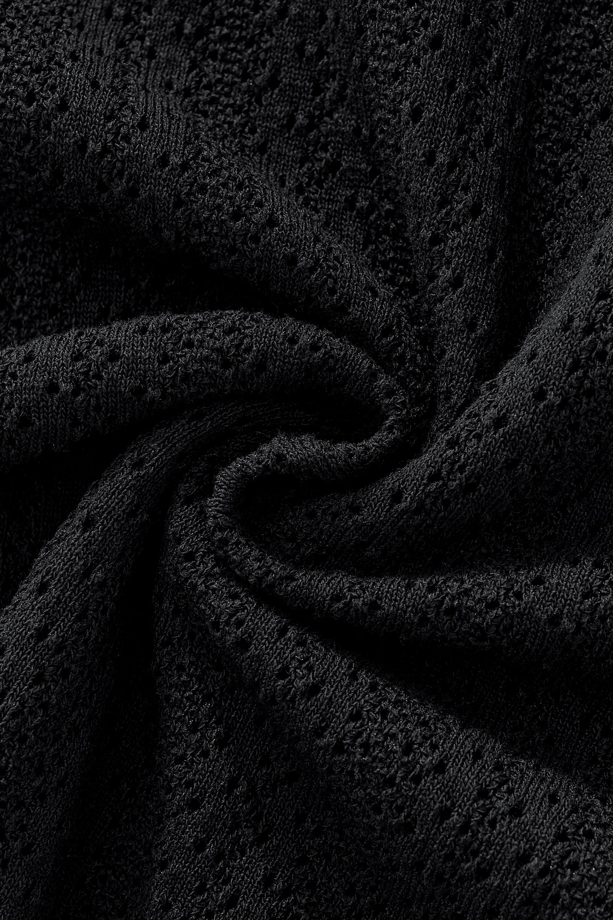 AirWeave Knit Shirt BLACK