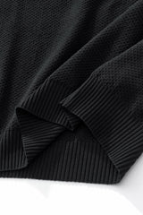 Textura Knit Tee BLACK