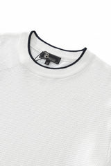Textura Knit Tee WHITE