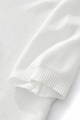 Textura Knit Tee WHITE