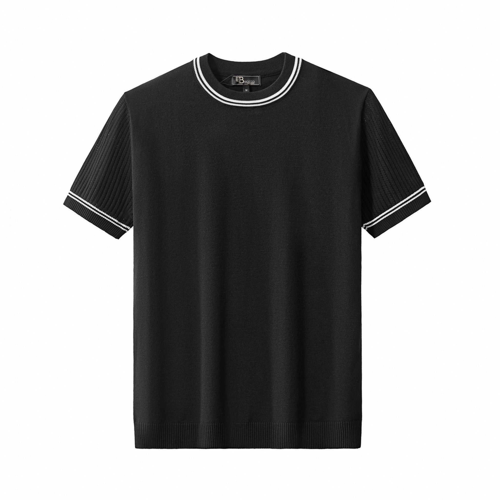 Strato Trim Tee BLACK