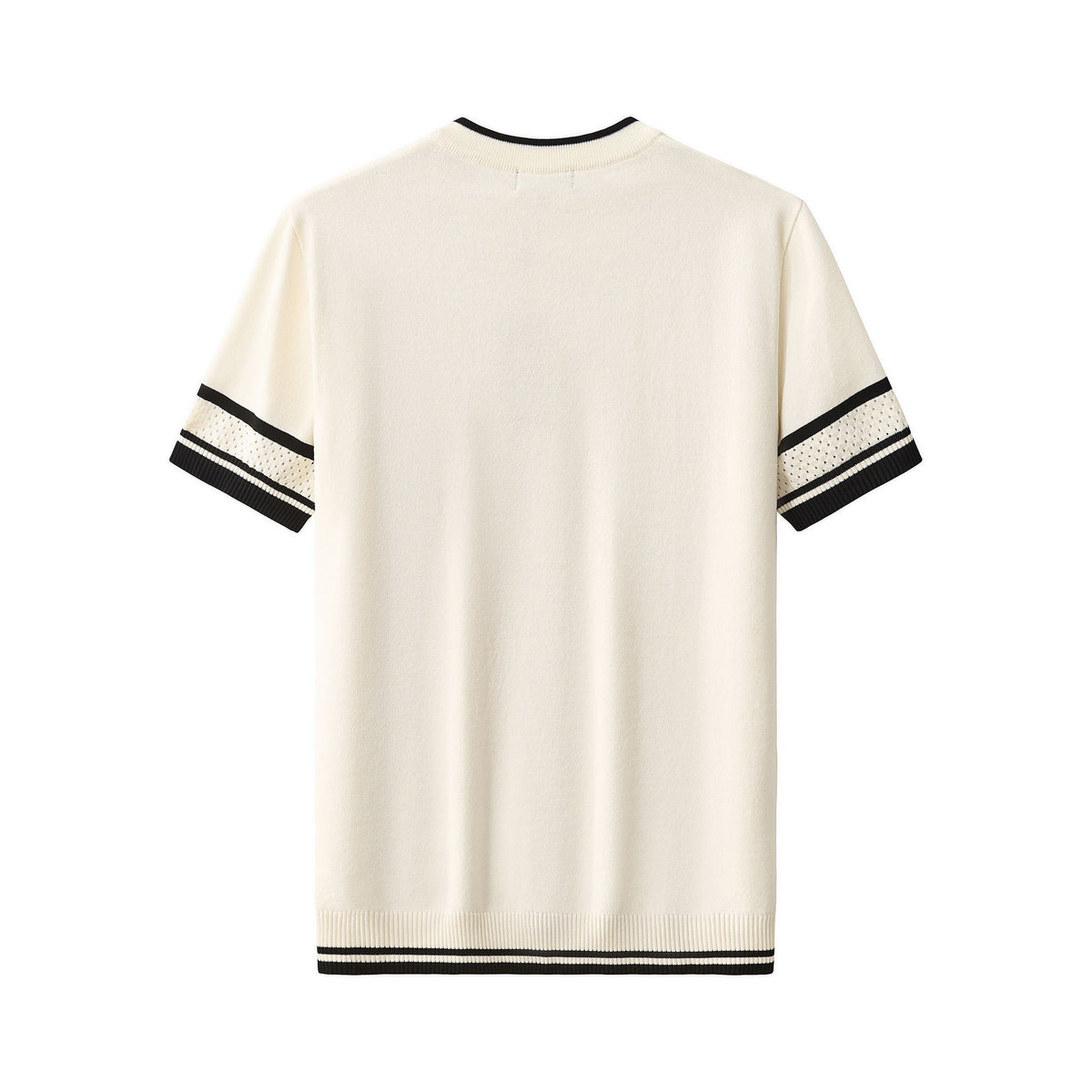 Monaco Trim Knit Tee WHITE