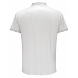 Barocco Tranquil Thread Men's Polo Shirt - White/Silver