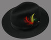 Men’s black Untouchable fedora hat 100% wool STATEMENT SUITS UNTOUCHABLE