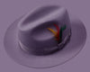 Men’s Lavender Untouchable fedora hat 100% wool STATEMENT SUITS UNTOUCHABLE