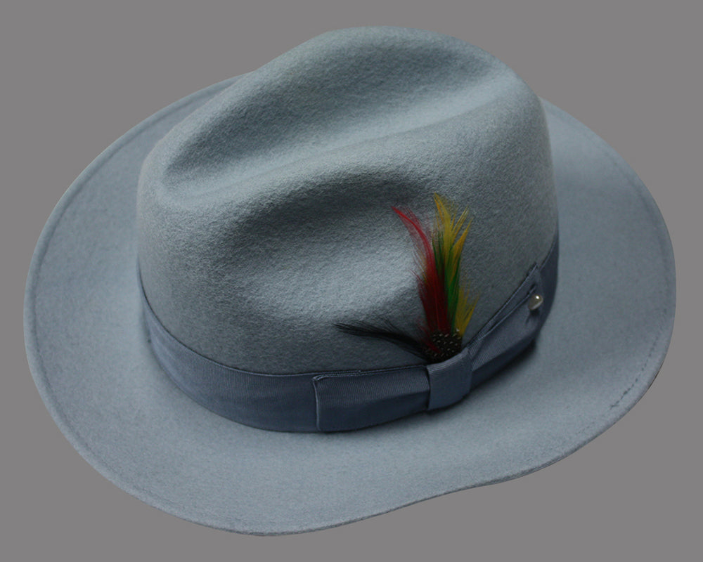Men’s Sky Untouchable fedora hat 100% wool STATEMENT SUITS UNTOUCHABLE