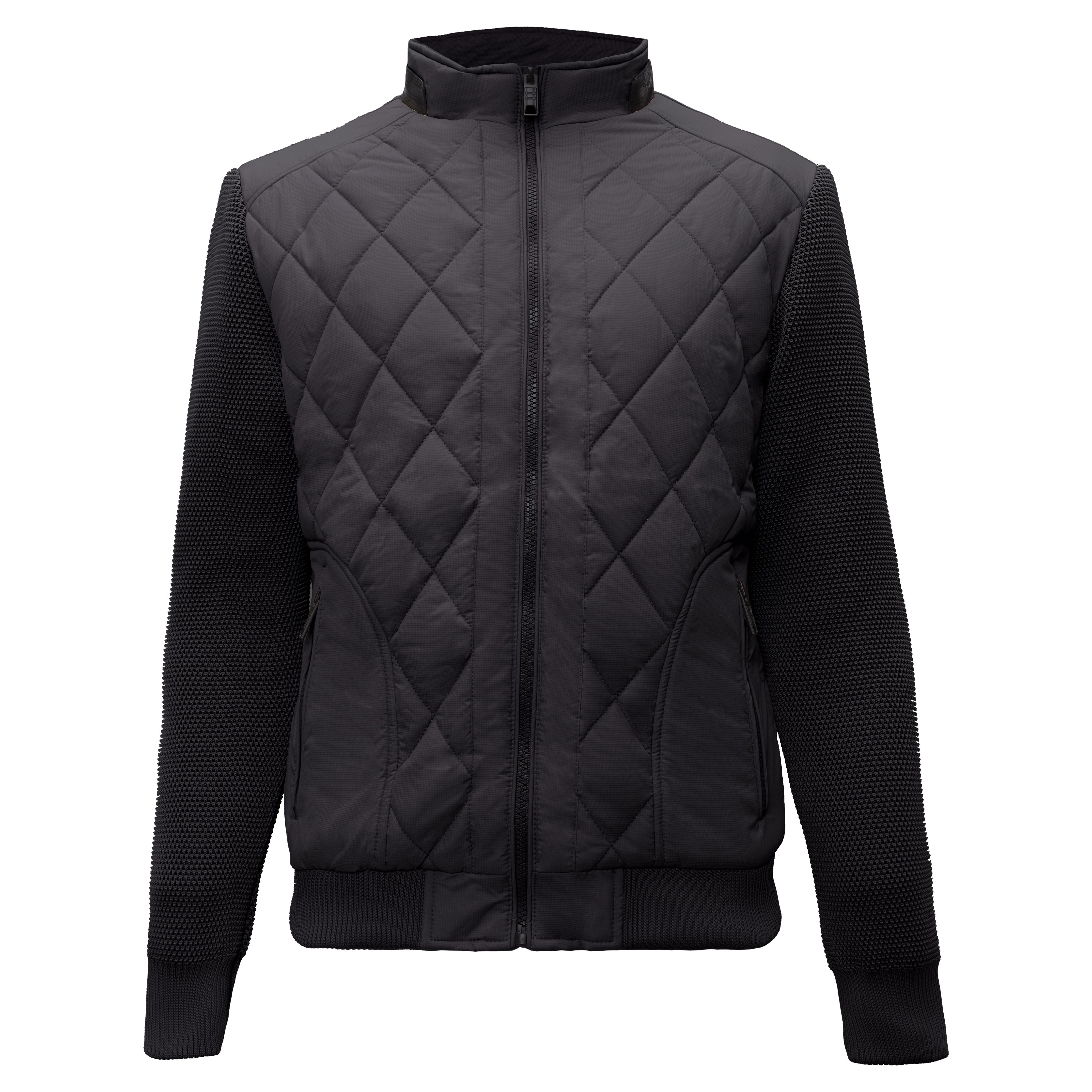 Urban Crest Quilted Bomber COFFEE | BPJ609