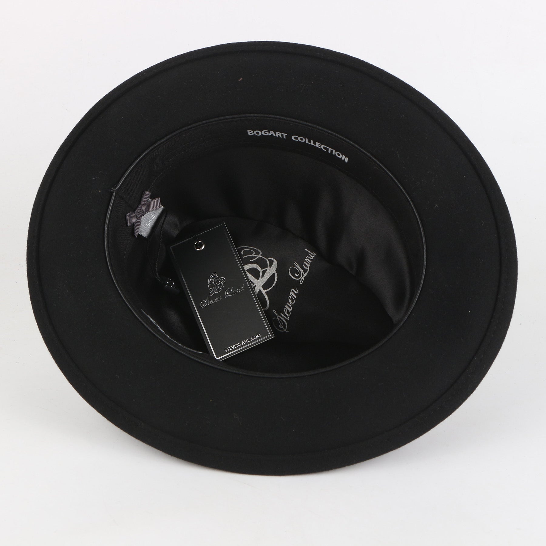 Steven Land “The Bogart” Fine Australian Wool Fedora Hat – WH-106 Black