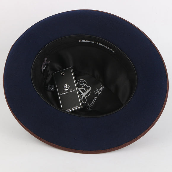 Domingo Fine Australian Wool Fedora Hat – Modern Luxury | Navy | WH-107