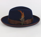Domingo Fine Australian Wool Fedora Hat – Modern Luxury | Navy | WH-107