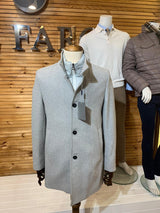 Men’s Brown “El Faro” Double-Collar Jacket – Modern Fit | BESPOKE UG069960