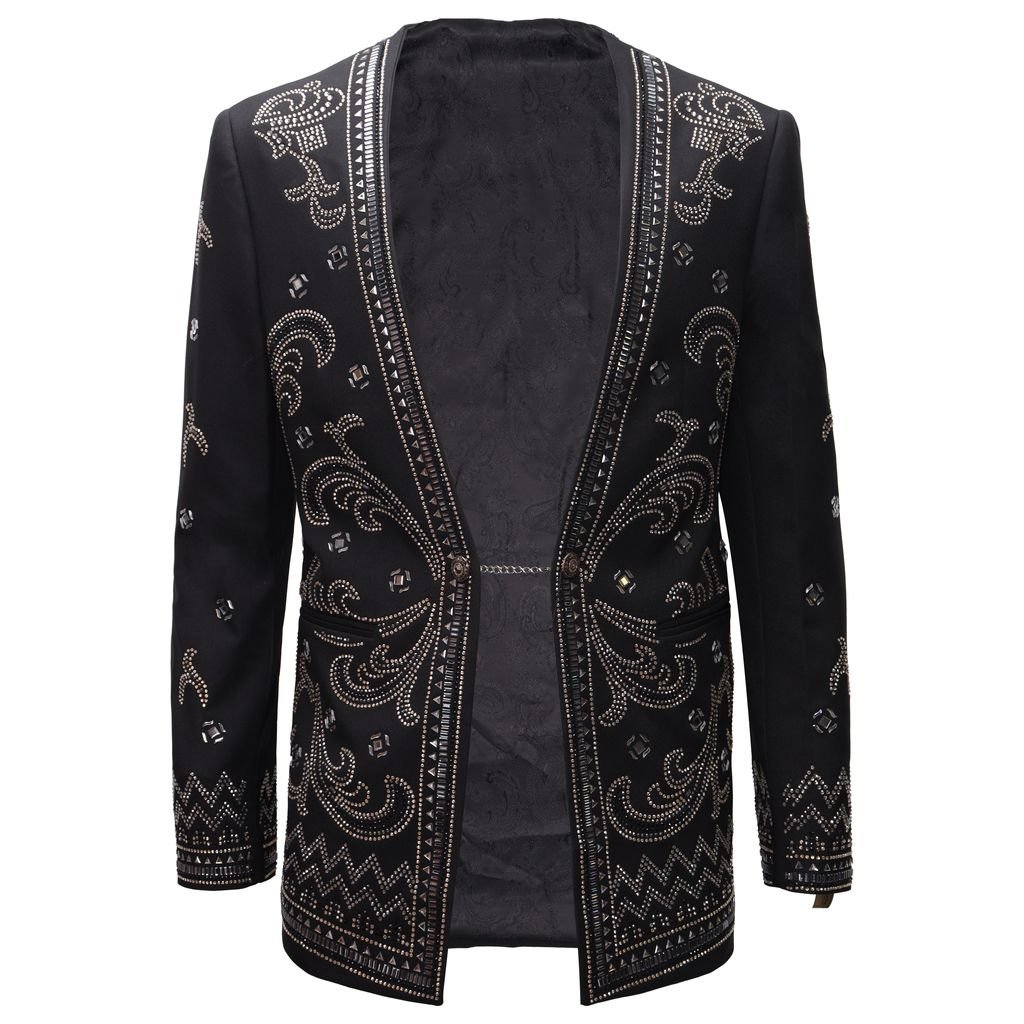 Artistic Luxe Blazer BLACK/GOLD