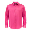 Barocco Luxe Satin Stretch Shirt FUCHSIA