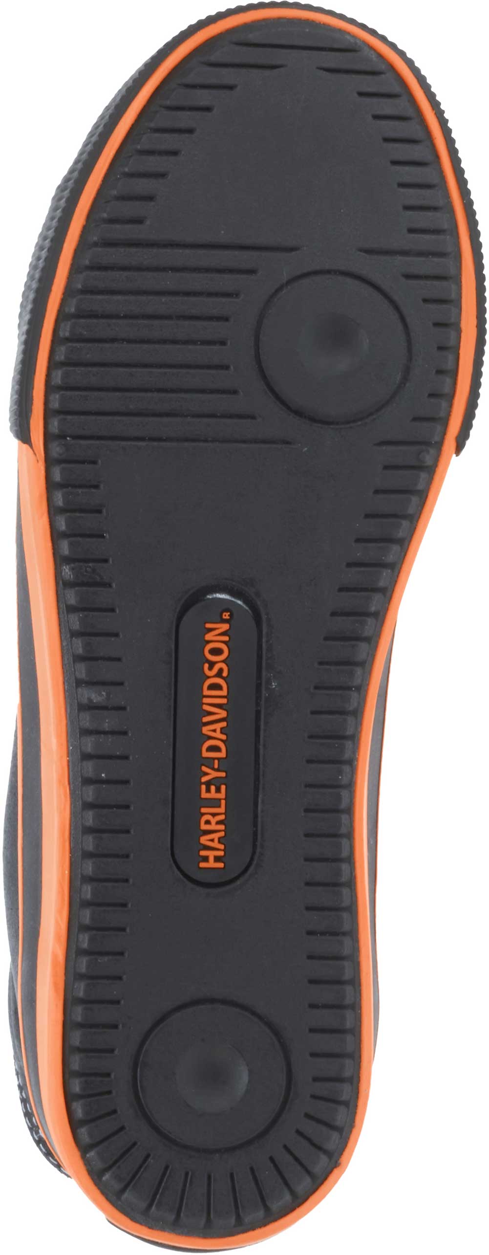 Men’s Black/Orange Nathan Motorcycle Sneakers – Regular Fit | Harley Davidson Nathan D93816