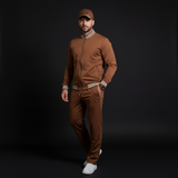 Barocco Imperial Trim Men's Lounge Set - Brown