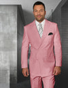 Men’s Blush double-breasted 2pc suit regular fit STATEMENT SUITS TZD-100