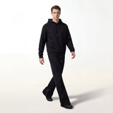 Barocco Midnight Matrix Studded Men's Sweatsuit - Black
