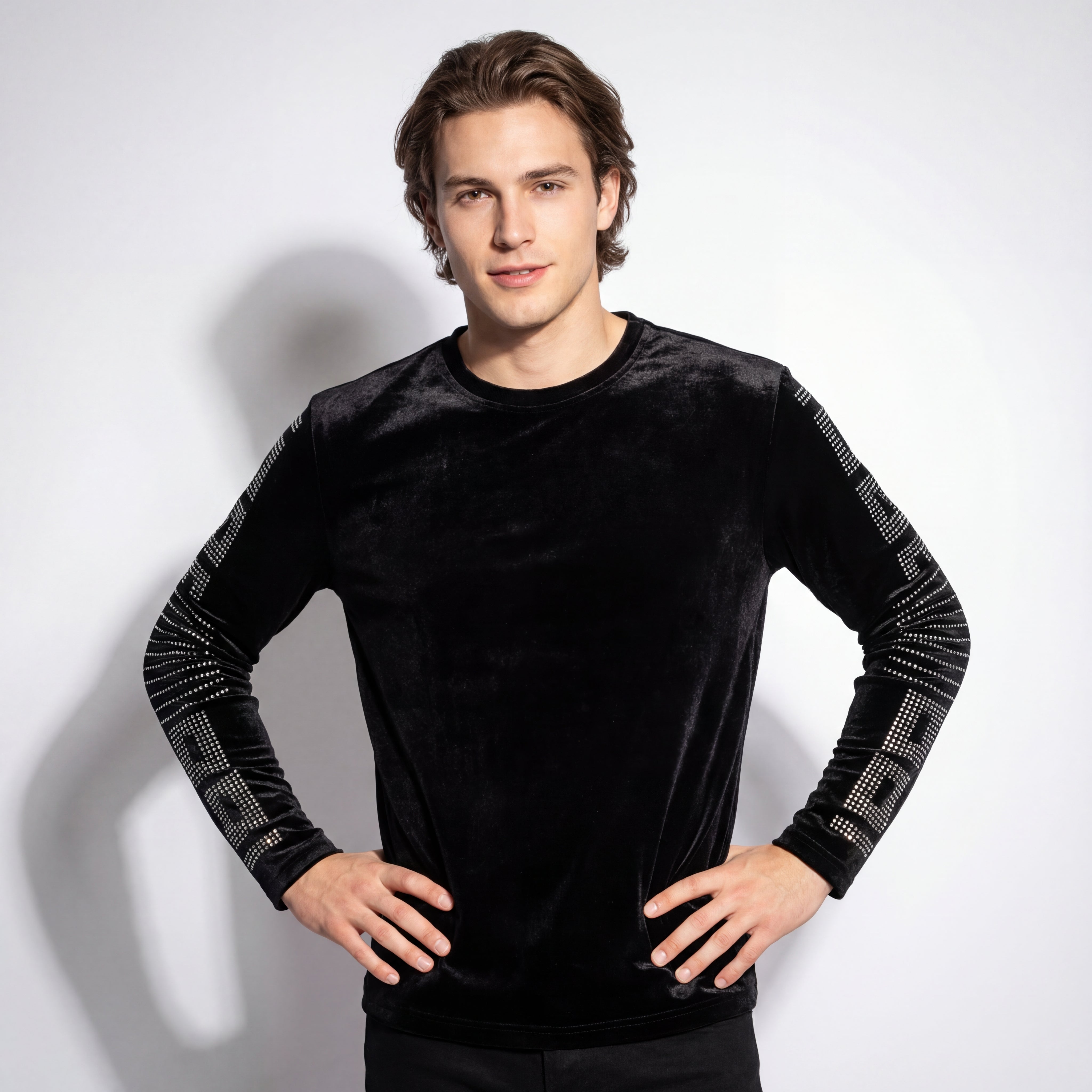 Road Ahead LS Shirt - Century Penthouse BLACK/SILVER