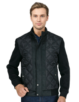 Men’s Black Modern Fit Short Fall Jacket by Gruppo Bravo – Style GRU069960JKT HOLDEN – Lightweight zip jacket for fall or spring.