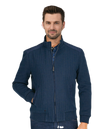 Men’s Navy Modern Fit Short Fall Jacket by Gruppo Bravo – Style GRU069960JKT OTTO – Lightweight zip jacket for fall or spring.