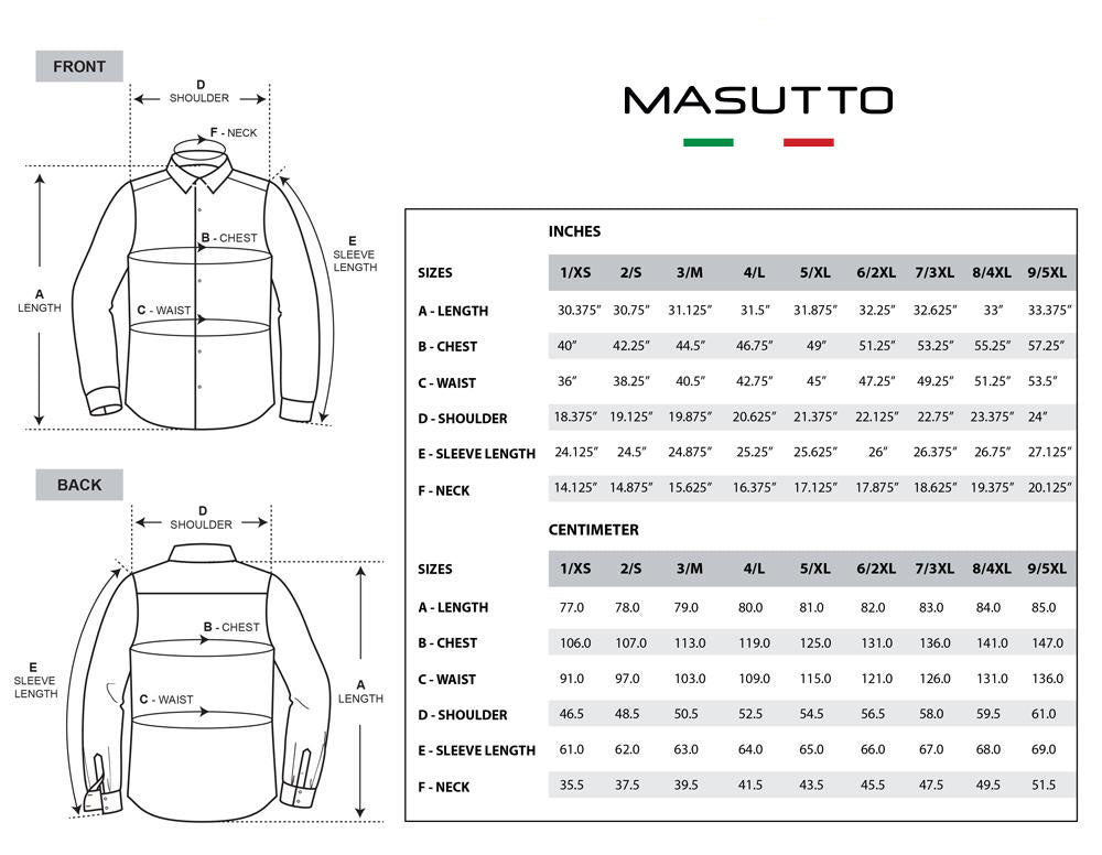 MASUTTO Men’s Long Sleeve Button Down Shirt – Black Italian 100% Cotton, Semi-Fitted Modern Luxury Style | BH18