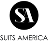 Mens Suits Modern Fit 2 Piece 2-Button Suit
