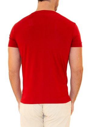 Men's V-Neck T-Shirt 100% Prime Cotton Extra Soft Tag Less | 161573 | CLEARANCE