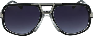 Thick Frame Aviator Sunglasses | Classy - Cool | Double Bridge | 100% UV Protection | 3296