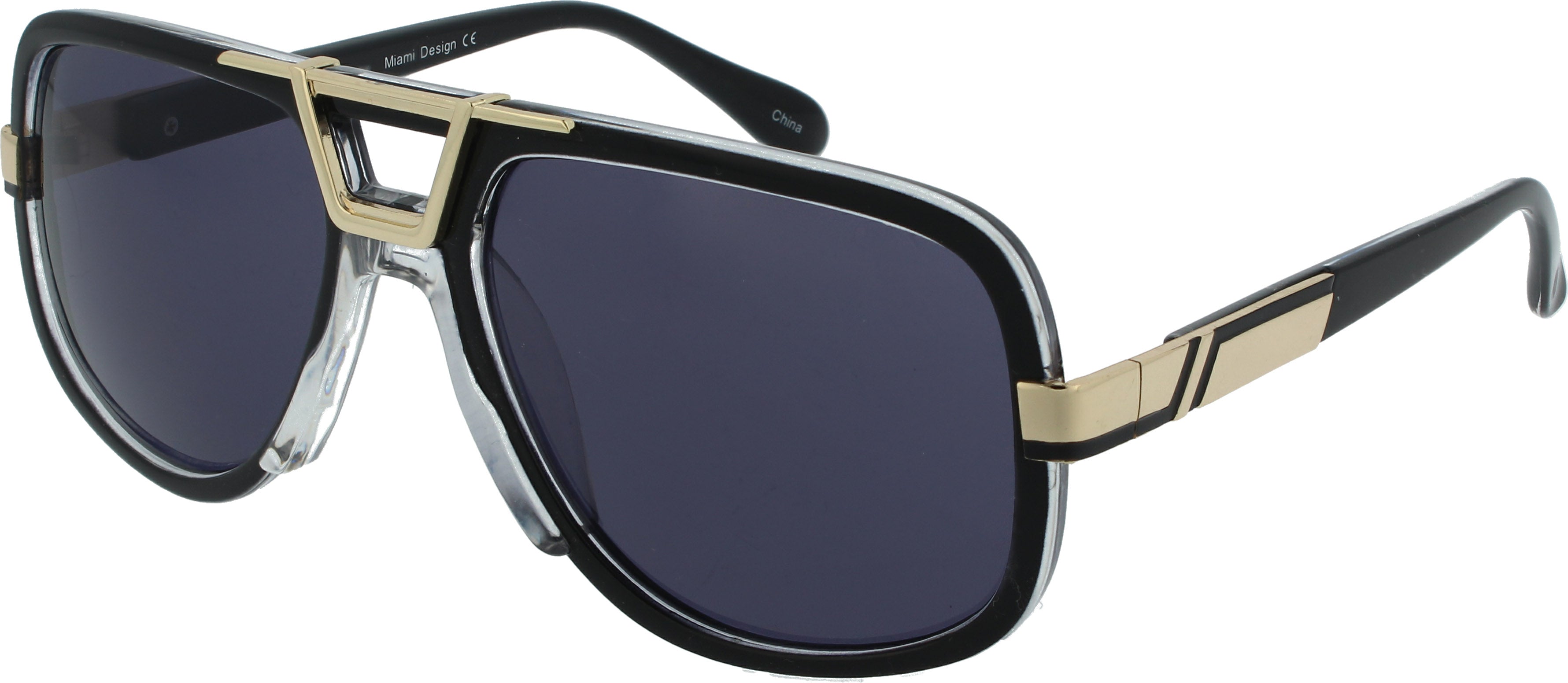 Thick Frame Aviator Sunglasses | Classy - Cool | Double Bridge | 100% UV Protection | 3296