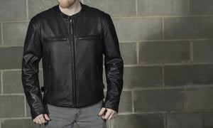 Indy - Men's Motorcycle Leather Jacket - FrankyFashion.com