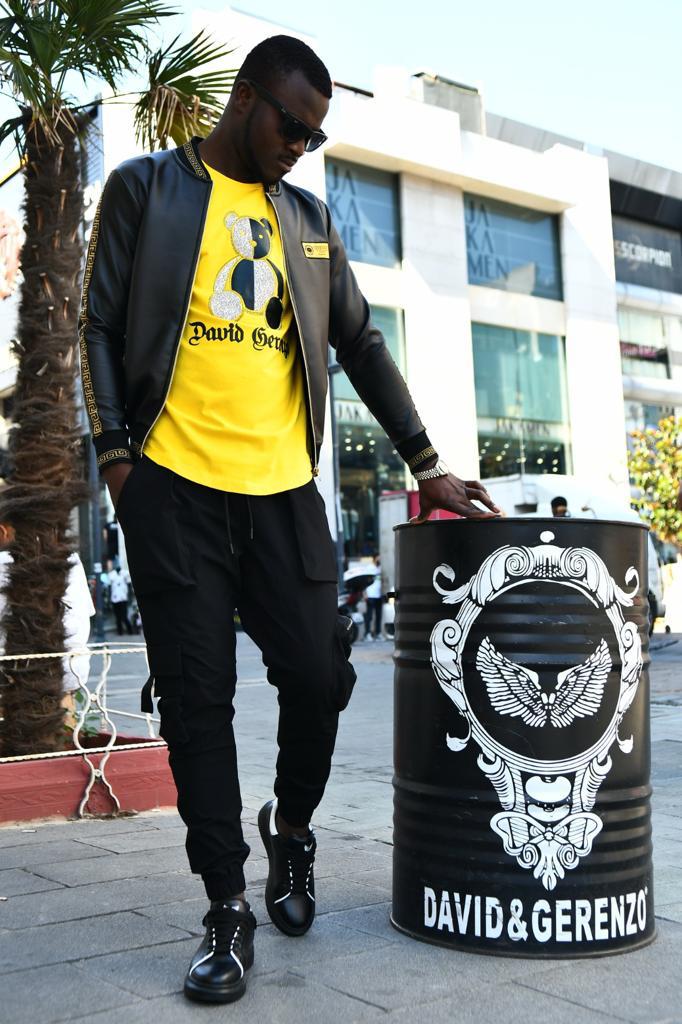 Men's Premium Faux Leather Short Racing Jacket | 4-20350 - FrankyFashion.com