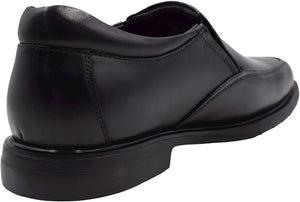 Men's Casual Slip-on Loafer Smooth Leather | Black | Ethan