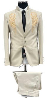 Men’s Black Textured Slim Fit Short Blazer Jacket | 665