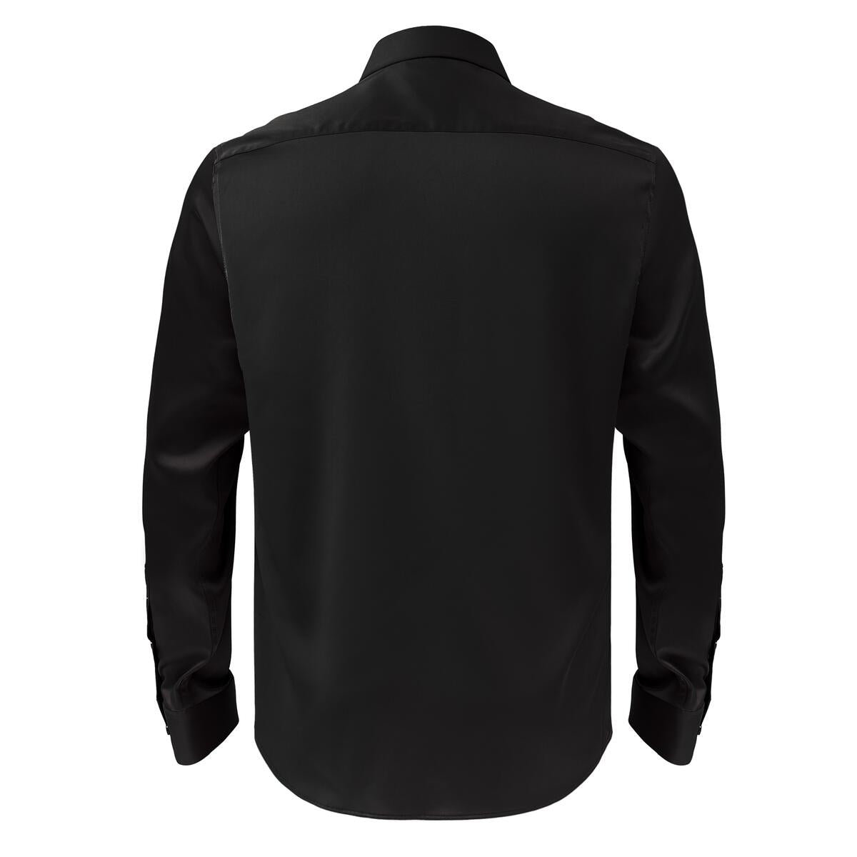 Barocco Luxe Satin Stretch Shirt | B300