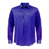 Barocco Luxe Satin Stretch Shirt | B300