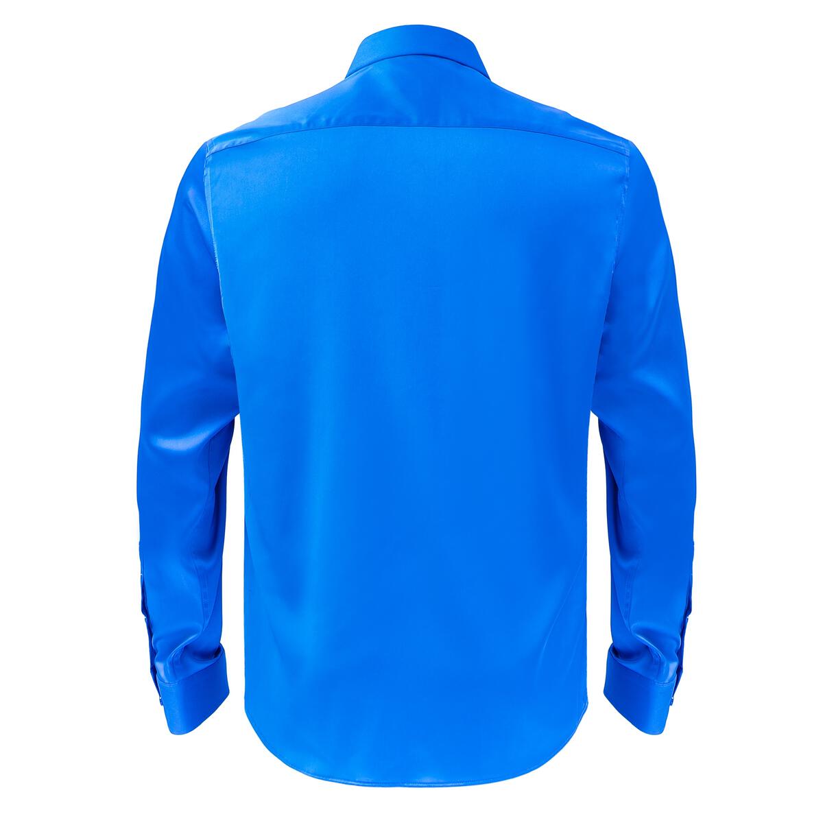 Barocco Luxe Satin Stretch Shirt | B300