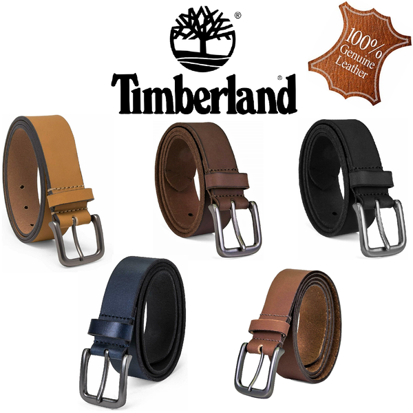 Timberland 35mm Classic Jeans Urban Casual Genuine Leather Brown Belt | B75453 | Black, Brown, Navy, Wheat, Dark Brown Wheat / 38