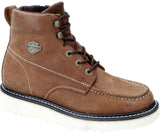 Harley-Davidson® Beau Tan Leather Boots D93136 - FrankyFashion.com
