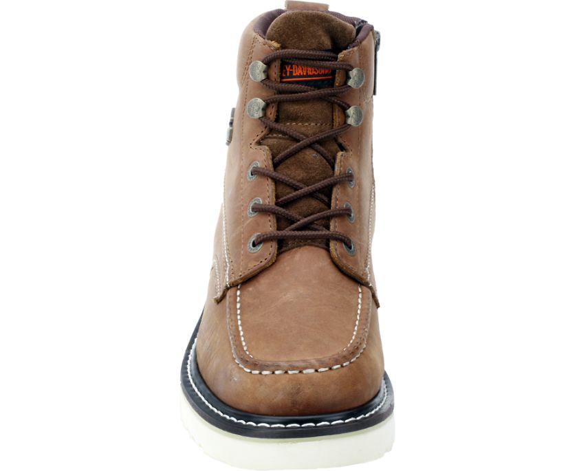 Harley-Davidson® Beau Tan Leather Boots D93136 - FrankyFashion.com