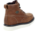 Harley-Davidson® Beau Tan Leather Boots D93136 - FrankyFashion.com