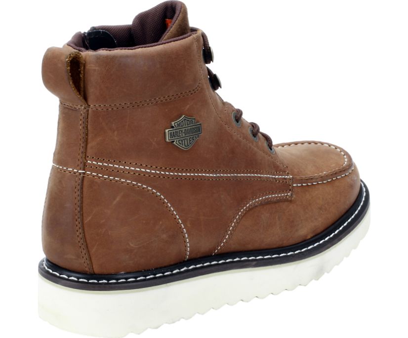 Harley-Davidson® Beau Tan Leather Boots D93136 - FrankyFashion.com